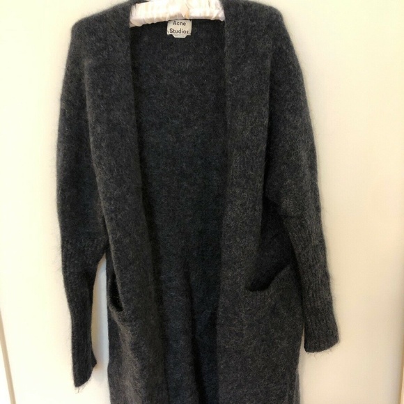 Acne Studios Raya Mohair Long Cardigan - Picture 2 of 4